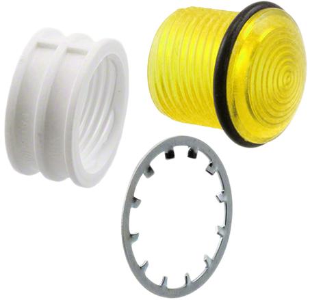 Visual Communications-HMS_462_YTP Lentilles optiques Round Optical Lens Yellow Polycarbonate