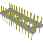 Conn DIP Adapter HDR 24 POS 2.54mm ST Thru-Hole Bulk