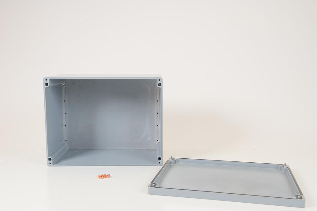 ROSE Systemtechnik GmbH-013140230 Boîtes, boîtiers et supports Gray Die Cast Aluminum Wall Mount Standard Enclosure