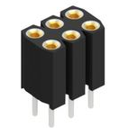 Fischer Elektronik-BL 6 06 连接器插头及 PCB 插座 Conn Socket Strip SKT 6 POS 2.54mm Solder ST Thru-Hole