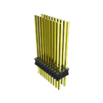 Conn Unshrouded Header HDR 6 POS 1.27mm Solder ST Thru-Hole Layer