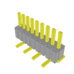 Conn Unshrouded Header HDR 9 POS 1.27mm Solder ST Top Entry SMD Tube