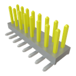 Conn Unshrouded Header HDR 16 POS 2mm Solder ST Top Entry SMD Tube