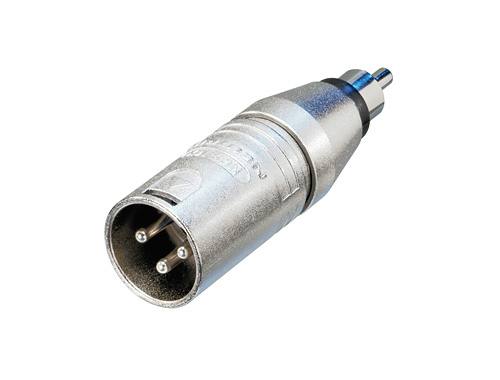 Neutrik Group-NA2MPMM Steckverbinder für Audio und Video Conn XLR Connector-RCA Adapter PL/PL 3/3 POS ST 1 Port