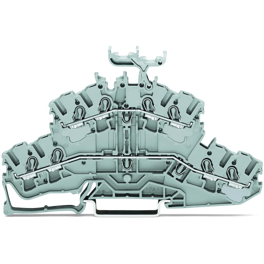 WAGO-2002-2431 Steckverbinder, Klemmenblöcke Conn Terminal Block 8 POS DIN Rail 20A Box