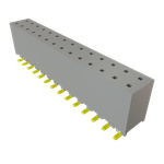 Conn Socket Strip SKT 28 POS 2mm Solder ST Top Entry SMD Tube