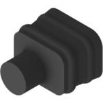 Aptiv-13834600 Kabelzubehör Black Individual Loose Rectangle 1 Way Cable Cavity Plug Seal
