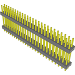 Conn Board Stacker HDR 50 POS 2.54mm Solder ST Top Entry Thru-Hole Bulk