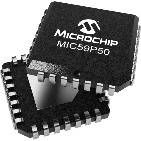 Microchip Technology-MIC59P50YV Módulos y circuitos integrados de energía especializados Parallel Input Latched Driver 28-Pin PLCC Tube
