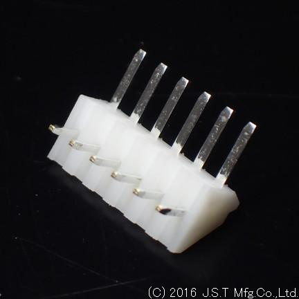 JST Manufacturing-BS6P-SHF-1AA(LF)(SN) Piastre connettori e prese PCB Conn Unshrouded Header HDR 6 POS 2.5mm Solder RA Side Entry Thru-Hole Reel