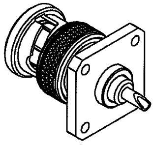 Radiall-R141440000W RF-Steckverbinder Conn BNC 0Hz to 4GHz 50Ohm Solder Pot ST Flange Mount RCP Gold Over Nickel