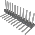 Conn Unshrouded Header HDR 11 POS 2.54mm Solder RA Side Entry Thru-Hole Bulk