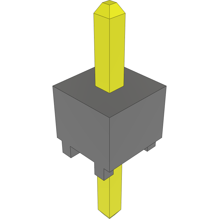 Samtec-TSW-101-05-L-S Connector Headers and PCB Receptacles Conn Unshrouded Header HDR 1 POS Solder ST Top Entry Thru-Hole Bulk