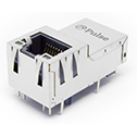 Pulse Electronics Corporation-J1V-U7000NL Raccordement téléphone et télécom Conn RJ-45 F 8 POS Solder ST Thru-Hole 20 Terminal 1 Port