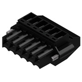 Weidmuller-1639280000 连接器接线板 Conn Plug-in Terminal Block SKT 6 POS 3.5mm Screw ST Panel Mount 8A Box