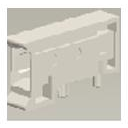 Amphenol Communications Solutions-10037909-101LF Steckverbinderzubehör Mechanical Guidance Modules, Backplane Connectors, 7.2mm Guide Module Receptacle