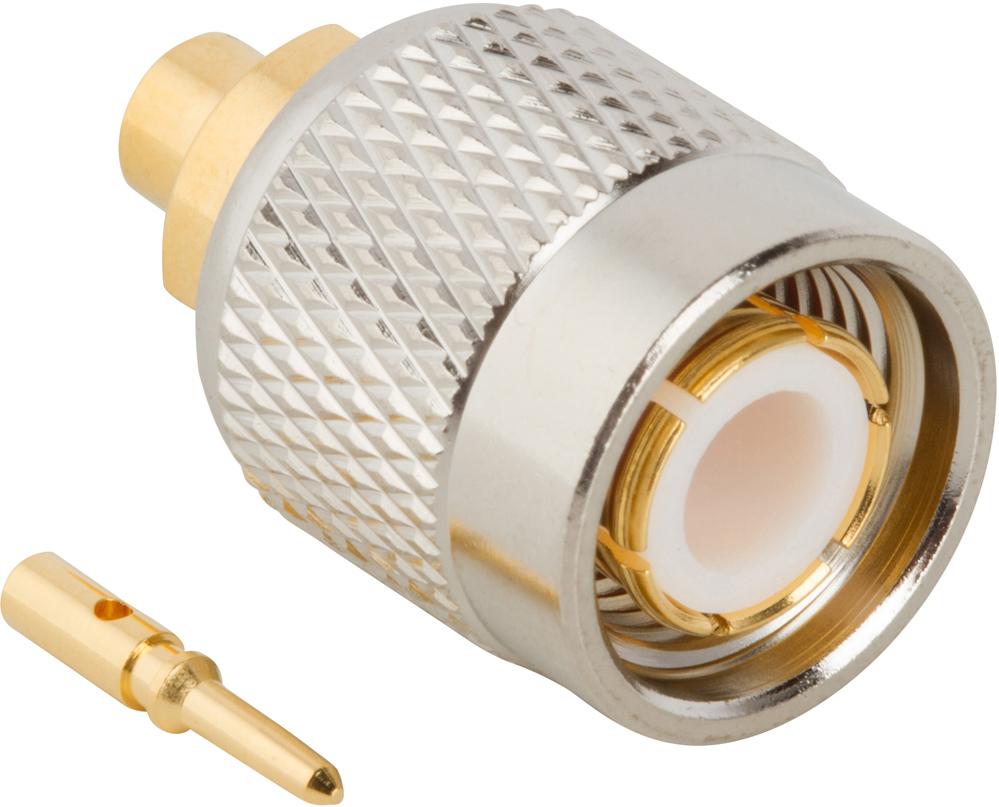 Amphenol RF-122386 射频连接器 Conn TNC 0Hz to 11GHz 50Ohm Solder ST Cable Mount PL Gold