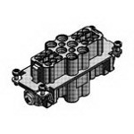 Conn Housing F 6/12 POS Crimp ST Cable Mount Loose