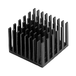 21 x 21 mm, BGA Heat Sink, Aluminum, PCB