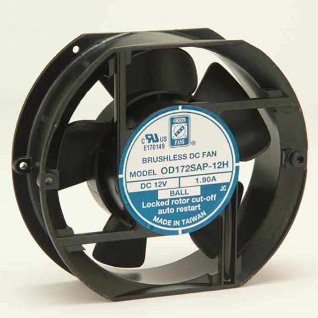 ORION FANS-OD172SAP-24HBXC Gebläse und Lüfter DC Fan Axial Ball Bearing 24V 12V to 28V 307CFM 67dB 172 X 150 X 51mm High Performance