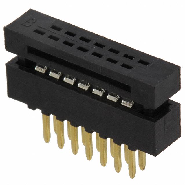 CnC Tech, LLC-3240-14-00 Connector Headers and PCB Receptacles Conn IDC Connector SKT 14 POS 0.63mm Solder RA Thru-Hole