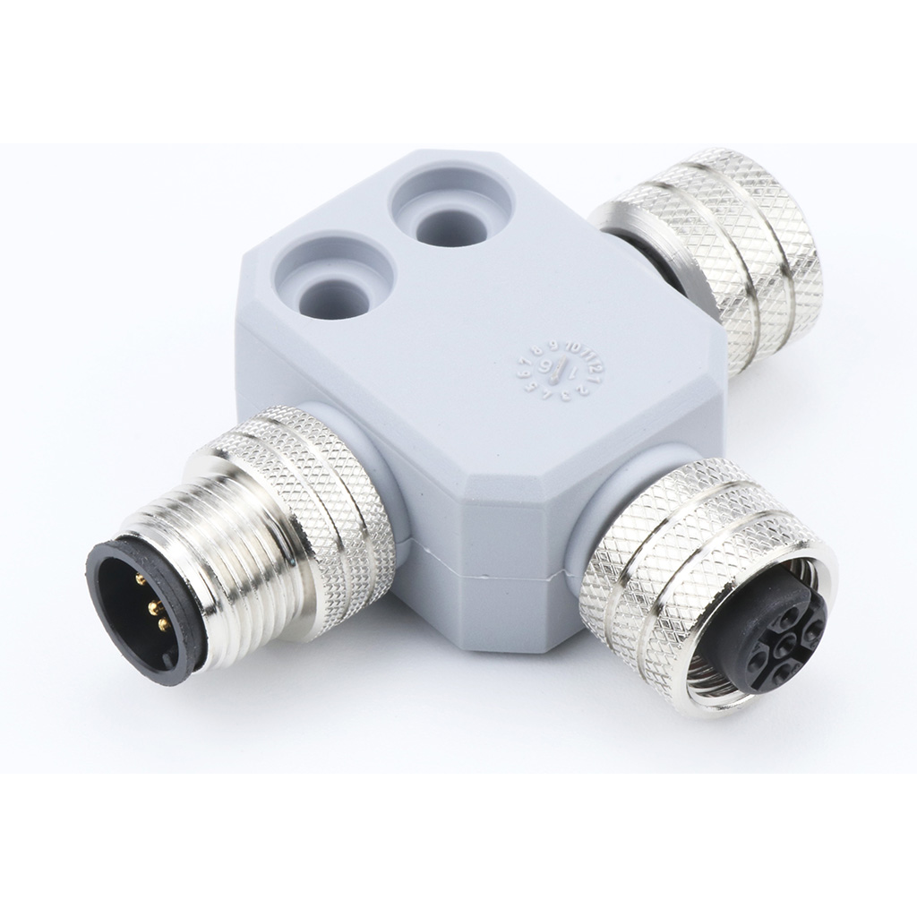 Molex-MICT555 Steckverbinder, rund Conn Circular Adapter PIN/(2)SKT 15 POS T Style 3 Port