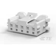 TE Connectivity-1376477-5 分立接线罩连接器 Conn Housing PL 5 POS 2.5mm Crimp ST Cable Mount Natural Bag/Box