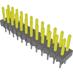 Conn Unshrouded Header HDR 24 POS 2.54mm Solder ST Top Entry Thru-Hole Bulk