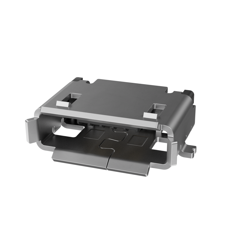 Amphenol Communications Solutions-10104111-0001LF Connector USB Micro USB 2.0, Input Output Connectors, AB TYPE RECEPTACLE