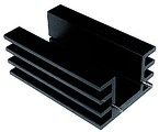 Assmann WSW components, Inc-V5220X Kühlkörper Heat Sink Passive TO-220 Vertical Thru-Hole 8°C/W Black Anodized