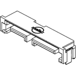Conn SATA PL 13 POS 1mm Solder RA SMD 13 Terminal 1 Port T/R