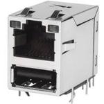 Bel Fuse-P01-7CJ0-01 Steckverbinder, Schnittstelle Conn RJ-45/USB F/F 8/4 POS 1.02mm/(2mm/2.5)mm Solder RA Thru-Hole 20 Terminal 1/1 Port