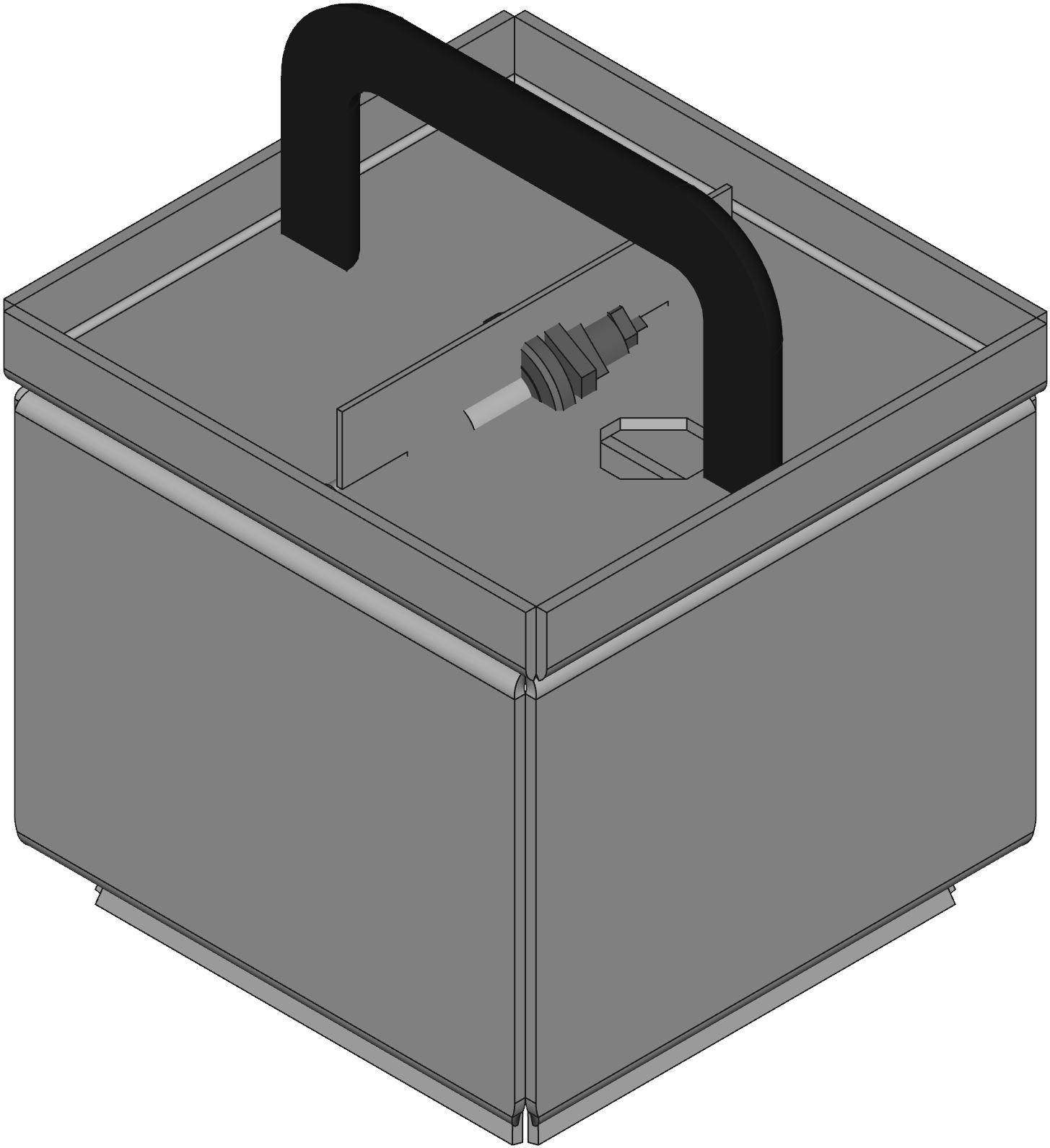 Hammond Manufacturing-EJ443AL Kästen, Gehäuse und Gestelle Natural Aluminum Panel Mount Junction Box
