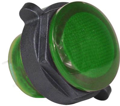 Visual Communications-CNX722C500120T Panel Mount Indicators Panel Mount Indicator Round 22mm LED 120V Tab Green MS