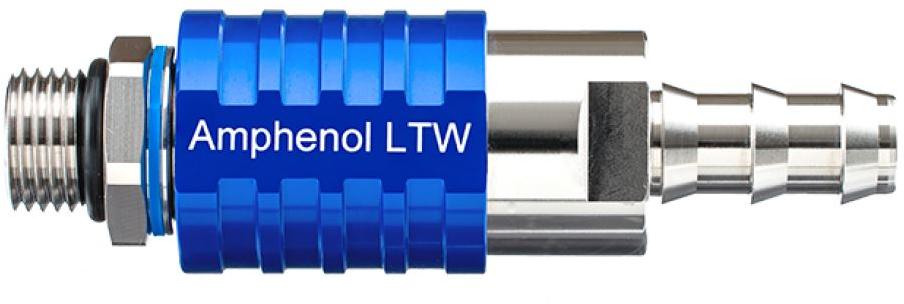 Amphenol-SQD04-SBCN-PAEM-BE001 Accesorios de administración térmica Thrml Mgmt Access Liquid Cooling Socket Blue Staniless Steel