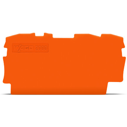 WAGO-2000-1392 Steckverbinderzubehör End and intermediate plate, 0.7 mm thick