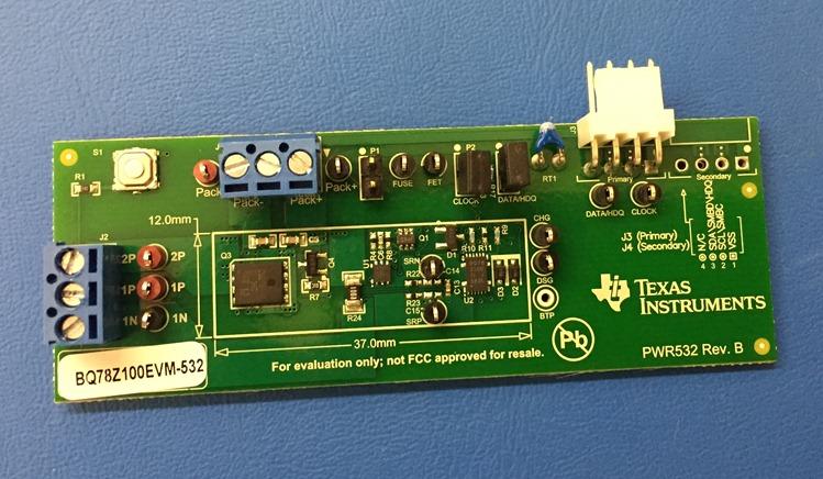 Texas Instruments-BQ78Z100EVM-532 Energiemanagement, Entwicklungsplatinen und -kits BQ78Z100 Battery Management Evaluation Board