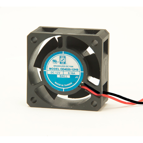 ORION FANS-OD4020-12HB Blowers and Fans DC Fan Axial Ball Bearing 12V 8V to 13.8V 8.7CFM 32.1dB 40 X 40 X 20mm High Speed