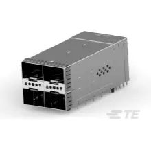 TE Connectivity-3-2343522-3 Telecomunicaciones y teléfono del conector Conn zSFP+ RCP 80 POS 0.8mm Press Fit RA Thru-Hole 80 Terminal 4 Port