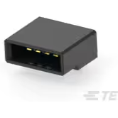 TE Connectivity-2-178294-2 Piastre connettori e prese PCB Conn Shrouded Header (4 Sides) HDR 4 POS 3.81mm Solder RA Side Entry Thru-Hole Box
