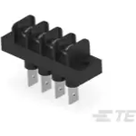 TE Connectivity-JC6-Q308-04 Bloques terminales del conector Conn Barrier Strip 4 POS 9.53mm Faston ST Panel Mount 20A/Contact Package