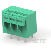 TE Connectivity-1776259-3 Connector Terminal Blocks Conn Eurostyle Block M 3 POS 5mm Solder ST Thru-Hole 10A/Contact