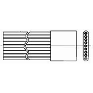 TE Connectivity-1589448-1 Conector D-subminiatura 1589448-1 TE Connectivity D-Subminiature Connectors Wire 0.076m 30AWG 4 POS PL Wrap Package - Arrow.com