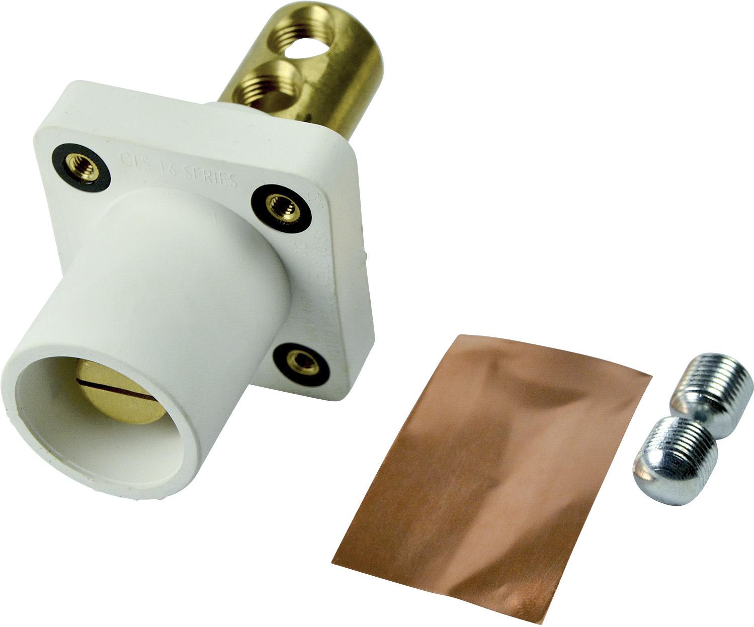 Marinco-CLS40MRB-B Potencia del conector CLS Series Panel Mount (400A / 600V) 2/0 - 4/0 Double Set Screw Male - White (B)