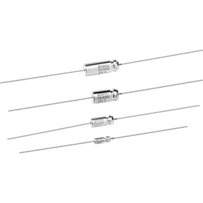Vishay-M39006/09-8363 Condensateur humide au tantale Cap Tant Wet 33uF 75V 20% (7.92 X 17.88mm) Axial (1%FR) 125°C