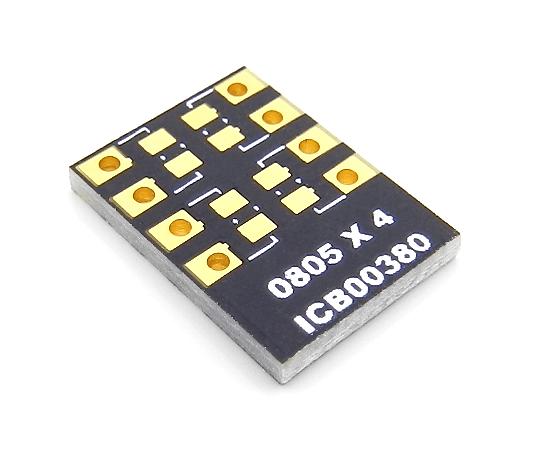 IC Breakout, LLC-ICB00380 Kit e strumenti di sviluppo 0805 X 4 Breakout Board (3 pack)
