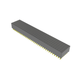 Conn Socket Strip SKT 204 POS 2mm Solder ST Thru-Hole Tube