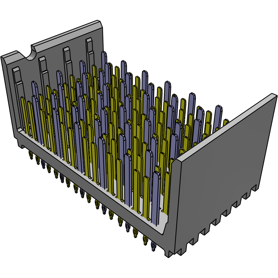 Samtec-HDTM-6-08-1-S-VT-0-1 Backplane connettore Conn High Density Backplane HDR 96 POS 1.8mm Press Fit ST Thru-Hole Tray