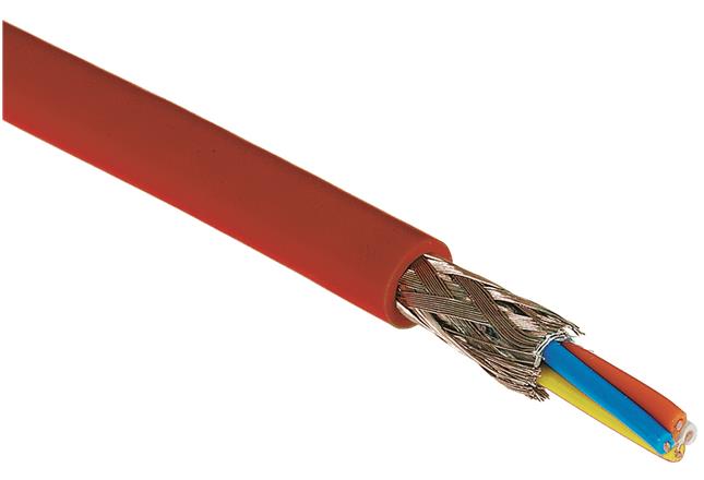 HARTING-09456000104 Kabel, Mehrleiter Multi-Conductor Cable 4Conductors 22AWG 6.5mm Red 100m