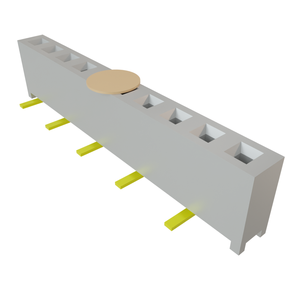 Samtec-MMS-110-02-S-SV-K-TR Steckverbinderleisten und Leiterplattenbuchsen Conn Socket Strip SKT 10 POS 2mm Solder ST Top Entry SMD T/R